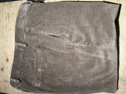 British House Broek Kirk Ribstof Grijs