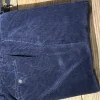 British House Broek Kirk Blauw Ribstof
