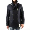 Camplin Island Peacoat Melton navy