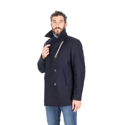 Camplin Island Peacoat Melton navy