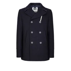 Camplin Island Peacoat Shetland Navy