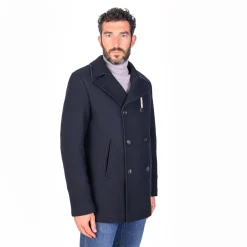 Camplin Island Peacoat Shetland Navy