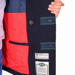 Camplin Island Peacoat Shetland Navy