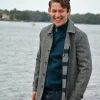 Camplin Overcoat Harris Tweed Grijs