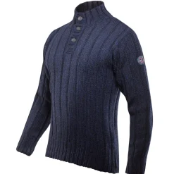 Devold Nansen Rib Knit blauw gemêleerd