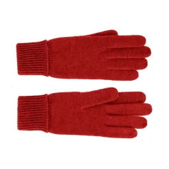 Fiebig wol/kasjmier handschoenen rood