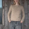 Fisherman out of Ireland Roll Neck Damestrui Zand