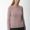 Fisherman out of Ireland Roll Neck Damestrui Licht Roze