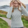 Fisherman out of Ireland Criss Cross kabel coltrui cream cloud