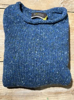 Fisherman out of Ireland Roll Neck Damestrui Denim