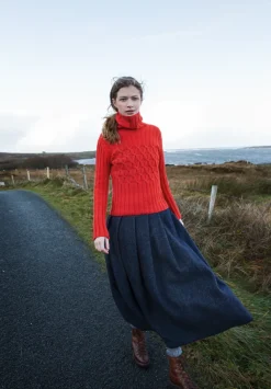 Fisherman out of Ireland Criss Cross kabel coltrui rood