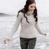 Fisherman out of Ireland Criss Cross kabel coltrui oatmeal
