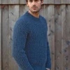 Fisherman out of Ireland Chunky Ribbed trui ronde hals