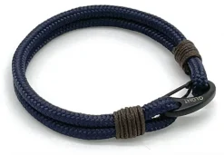 Glunt Armband Blue Navy Dark Brown