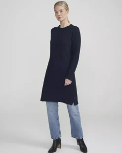 Holebrook Ada wollen jurk navy
