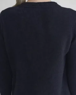 Holebrook Ada wollen jurk navy