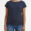Holebrook Bianca Capsleeve navy/wit