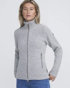 Holebrook Claire Fullzip WP Grijs Gemeleerd