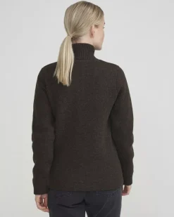 Holebrook Claire Fullzip WP donkerbruin