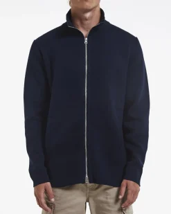 Holebrook Joel gebreid vest navy