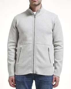 Holebrook Joel gebreid vest grijs