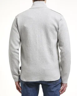 Holebrook Joel gebreid vest grijs