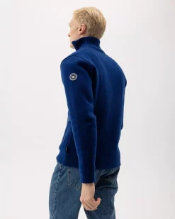 Holebrook Mans Zip Kobaltblauw