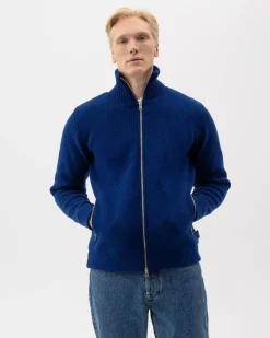 Holebrook Mans Zip Kobaltblauw