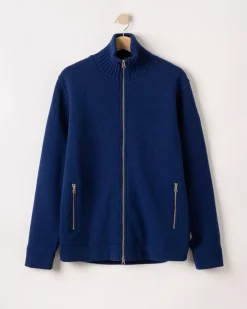 Holebrook Mans Zip Kobaltblauw