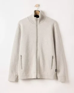 Holebrook Mans Zip Lichtgrijs