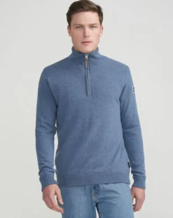 Holebrook Stellan T-Nek Windstopper Fade Blue
