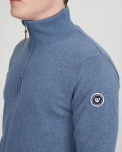 Holebrook Stellan T-Nek Windstopper Fade Blue