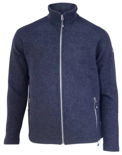 Ivanhoe Danny Vest Gekookte Wol Navy