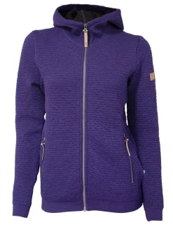 Ivanhoe Morel Hood Vest Dames Puple