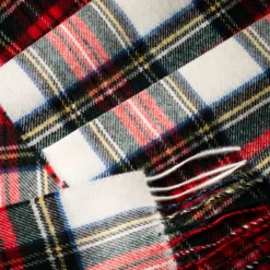 John Hanly Merino Wollen Sjaal Stewart Tartan