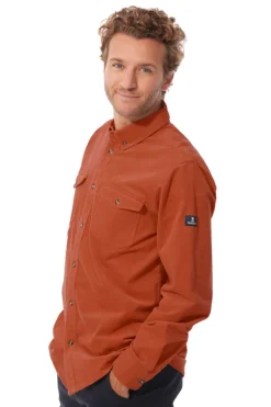 Mousqueton Rib overhemd oranje