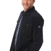 Mousqueton Rib overshirt blauw
