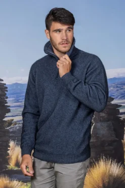 Noble Wilde MT Tasman 2 Half Zip Trui Neptune/Moraine
