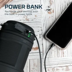 Oplaadbare 4-in-1 lantaarn + powerbank