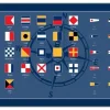 Placemat seinvlaggen