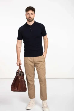 Roosenstein Wolke Naud Merino Polo Navy