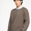 Roosenstein Wolke Trui ronde hals 100% wol - Frans Undyed