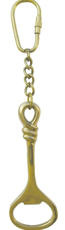 Sleutelhanger messing flesopener