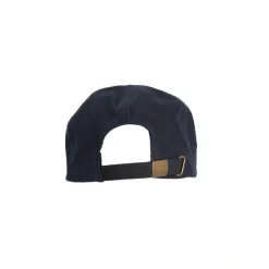 Stallington Wax cap leren klep navy