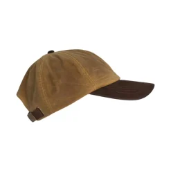 Stallington Wax cap leren klep beige
