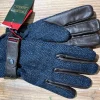 Walker & Hawkes Handschoenen Harris Tweed Midnight Blue