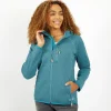 Weird Fish Becca Full Zip Hooded Fleece blauw