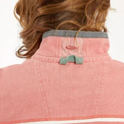 Weird Fish Lono 1/4 zip streep