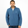 Weird Fish Stern 1/4 zip English Blue
