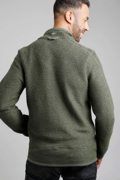 Weird Fish Transom Full Zip Groen